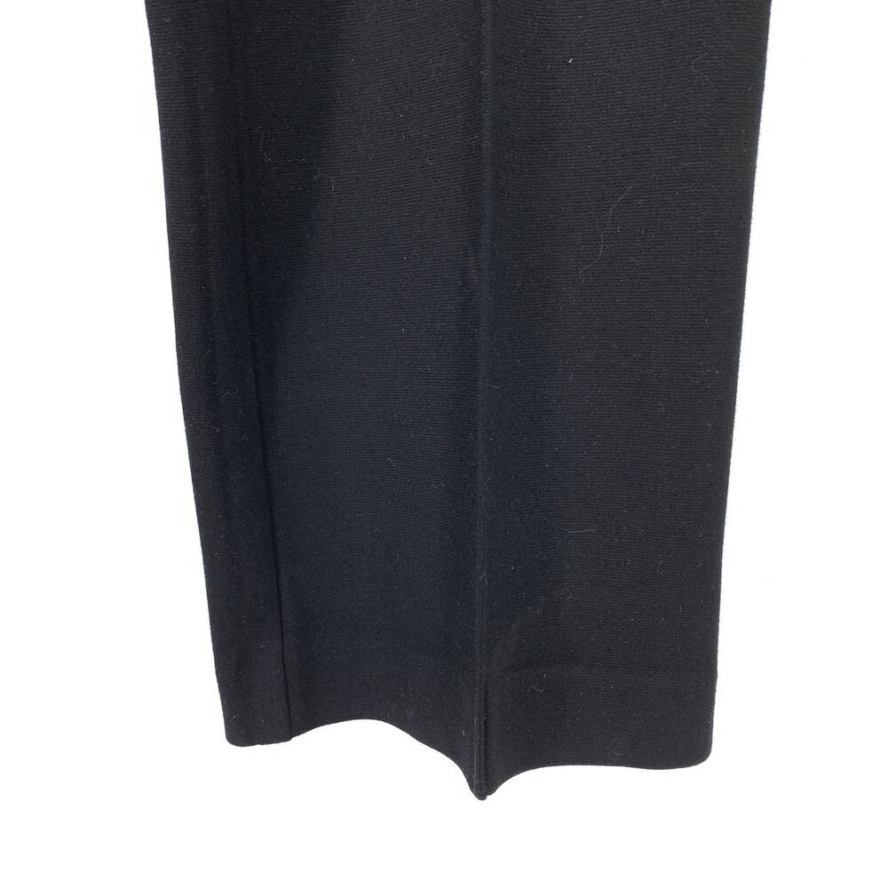 Chicos Straight Leg Ponte Dress Pants Womens Size 2P US 12P Black Pull On - Picture 4 of 6